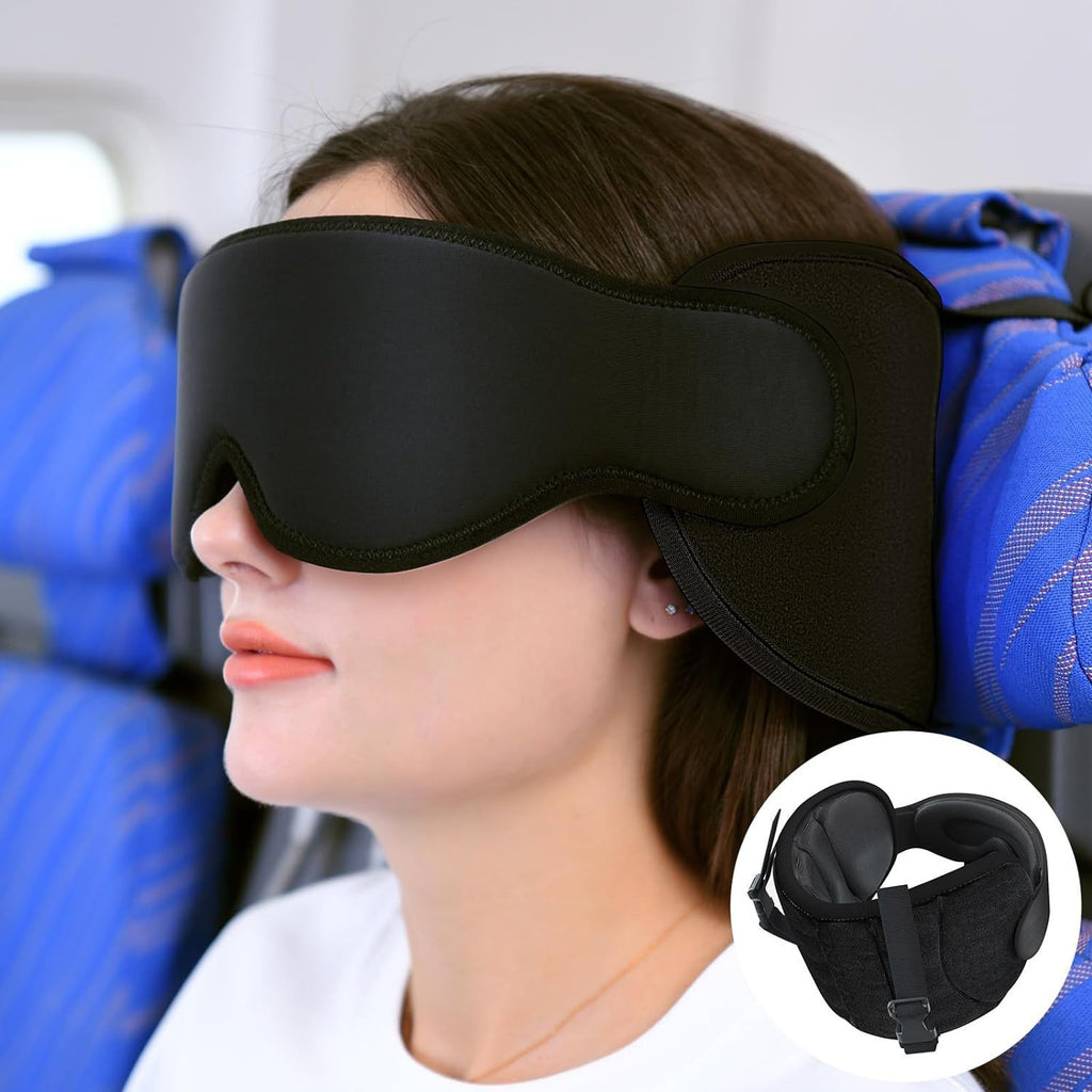 Memory Foam Filling Multifunctional Traveling Pillow With Eye Mask