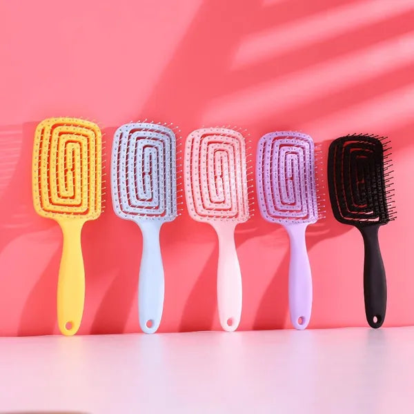 Detangler Hair Brush Faster Blow Drying, Detangling For Women & Men, Professional Styling For Wet, Curly, Thick Or Straight Hair