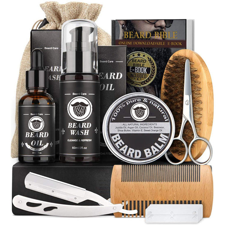 Beard Derma Roller Kit for Men — Microneedling for Beard Growth, Fuller & Thicker Facial Hair