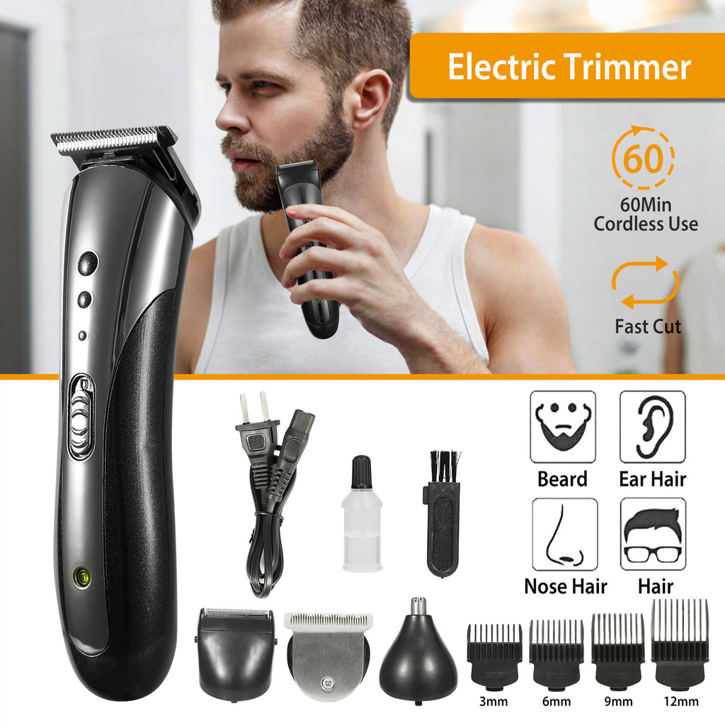 Electric Hair Clipper rechargeable grooming kit