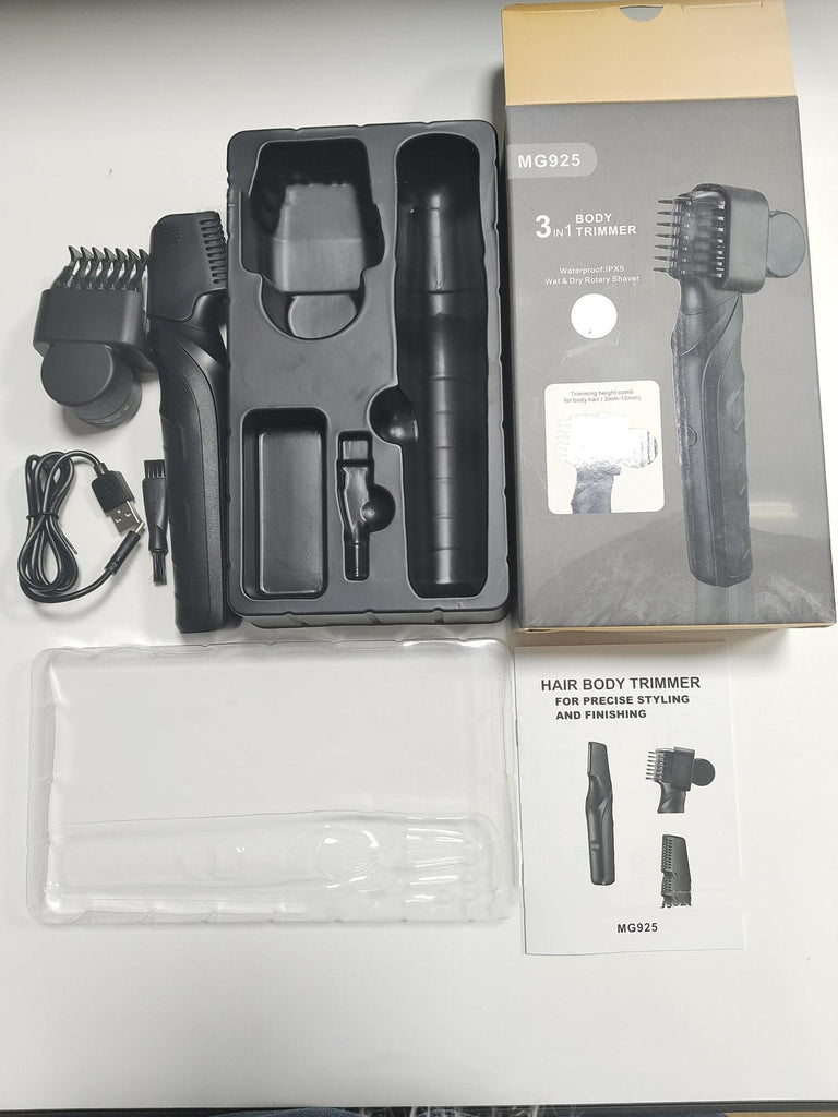 Electric Body Hair Trimmer Multifunctional Fully Washable Lady Shaver