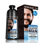 Beard Hair Color Shampoo for Men bottle packaging