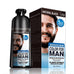 Beard Hair Color Shampoo for Men bottle packaging