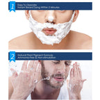 Beard Hair Color Shampoo for Men before and after result