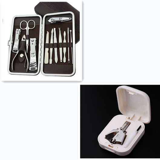 12 Piece Manicure Set stainless steel nail clipper kit