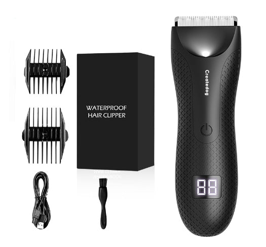 Electric Body Hair Trimmer Waterproof Wet & Dry