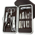 12 Piece Manicure Set stainless steel nail clipper kit