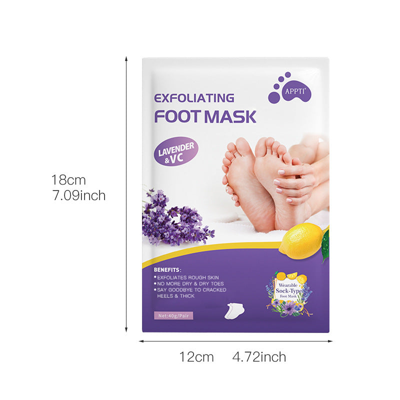 Lavender Exfoliating Foot Peel Mask