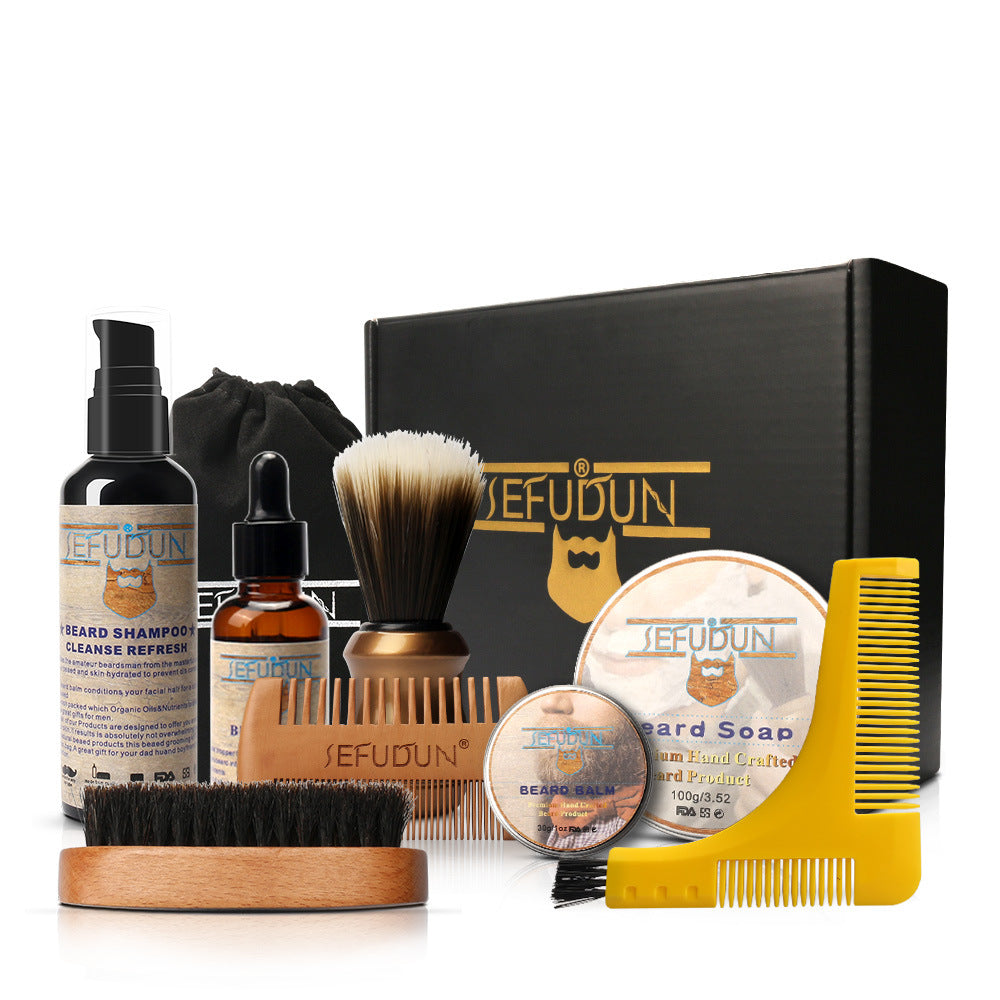 Men Beard Care Kit Grooming Styling Set