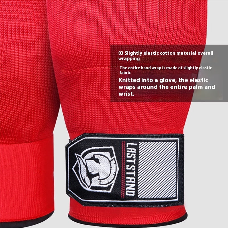 Gel Gloves Half Finger Boxing Gloves Lazy Quick Boxing Bandage Hand Guard Cloth
