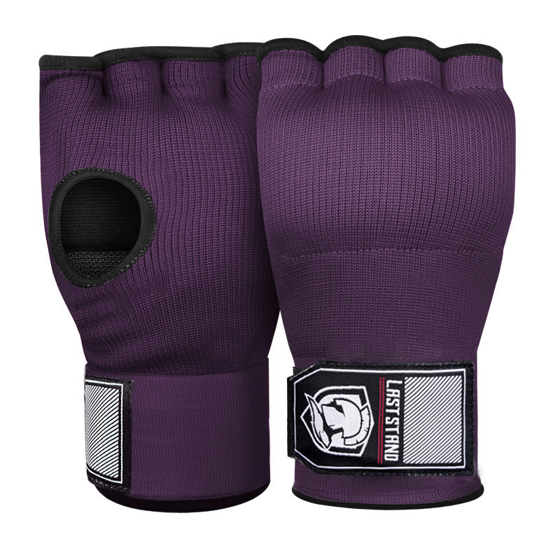 Gel Gloves Half Finger Boxing Gloves Lazy Quick Boxing Bandage Hand Guard Cloth